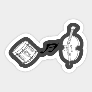 Drum N Bass - The Instrumentals Sticker